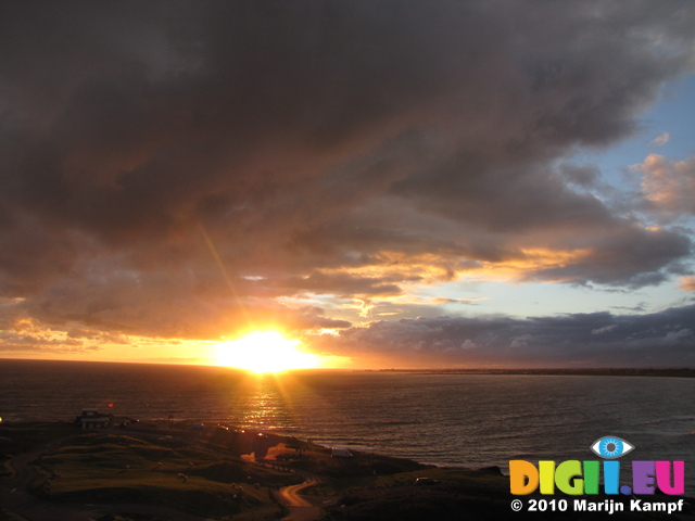 SX16463 Sunset over Porthcawl from Ogmore by Sea